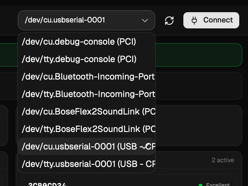 Monitor Connecting
